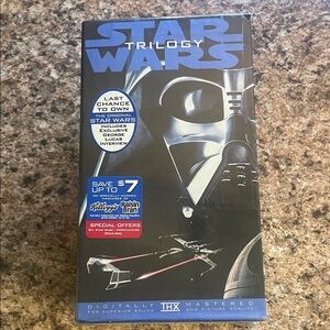 Star Wars Trilogy VHS‎ Box Set 3 Tape Set THX 1995 New Factory Sealed Vintage